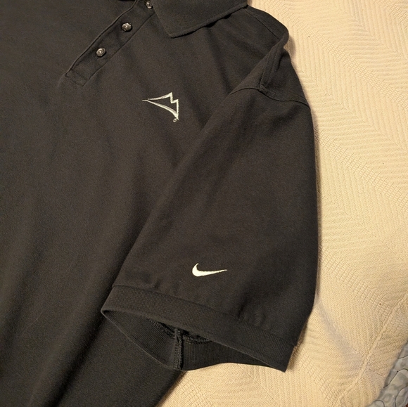 Men's Nike Golf Fit Dry Black Polo Shirt Size XX Large Coors Logo - Picture 5 of 5